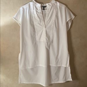 BCBG Maxazria white blouse